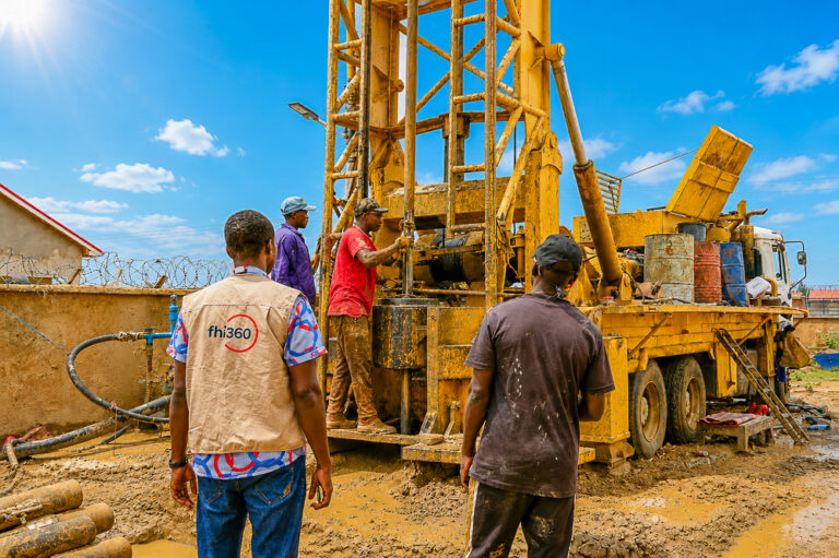 Borehole drilling in Mafa.